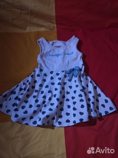 Платья пакетом для девочки 86 92