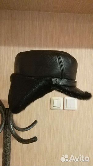 Шапка мужская нерпа новая 56-57р