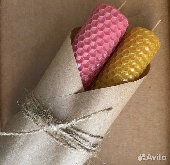 Набор свечей из вощины