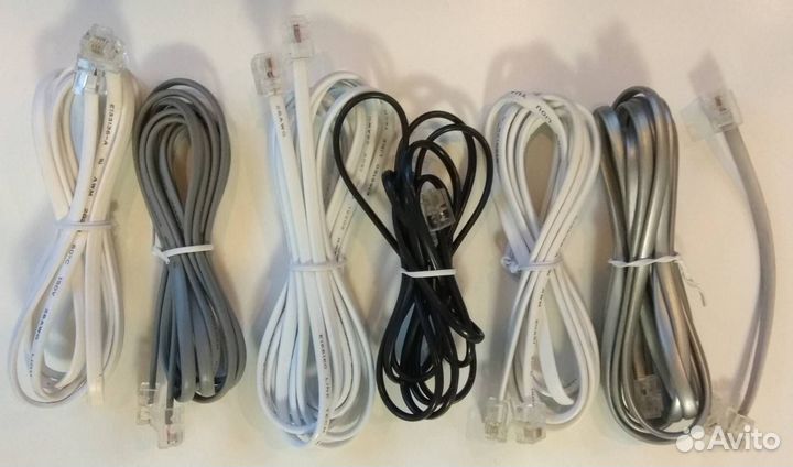 Телефонные кабели и розетки