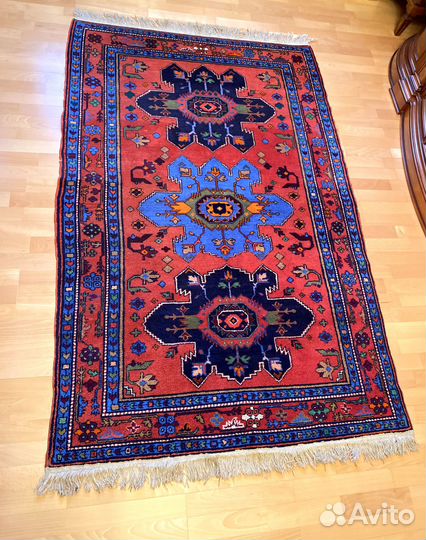 Ковер шерстяной ручной работы 2 х 1.2 м