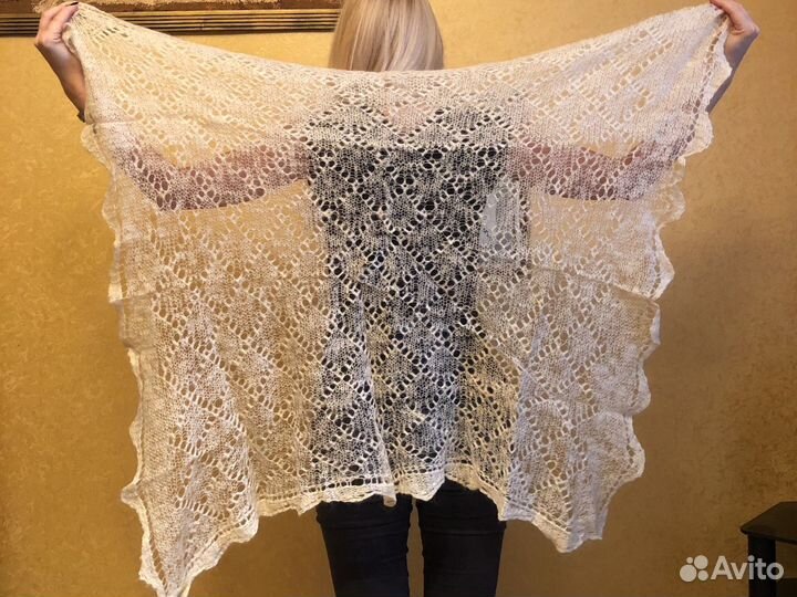 Оренбургский пуховый платок