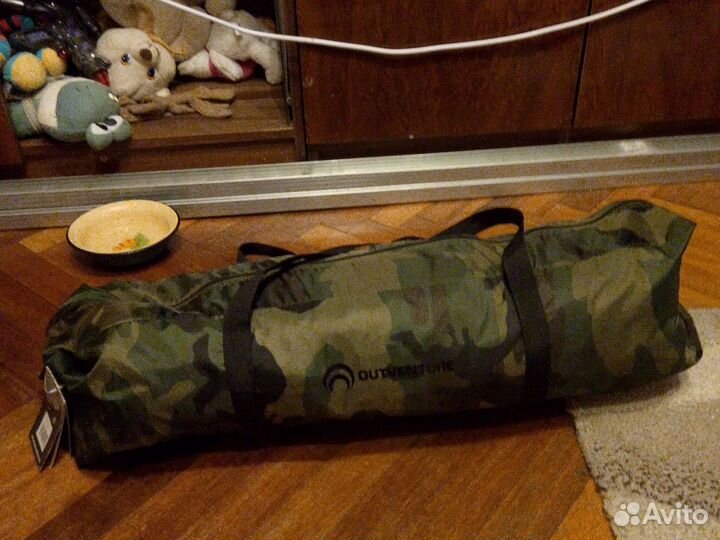 Сумка с палаткой для троих