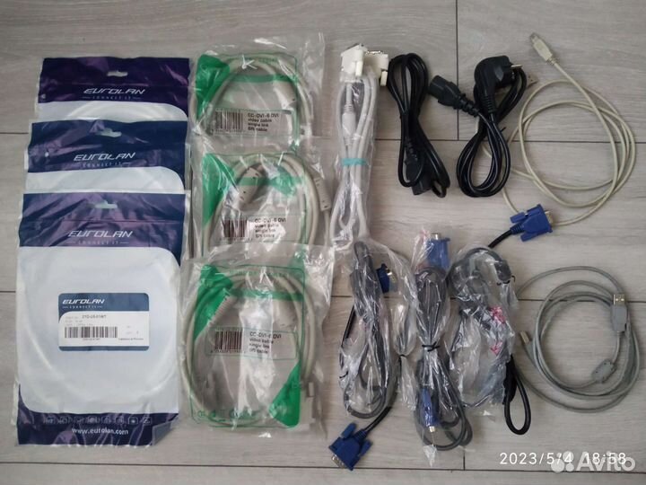 Различные кабели для компьютера