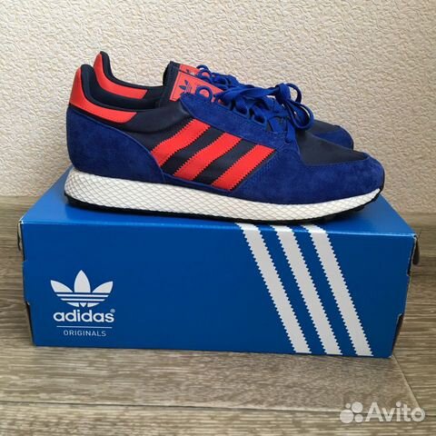 adidas forest grove blue red