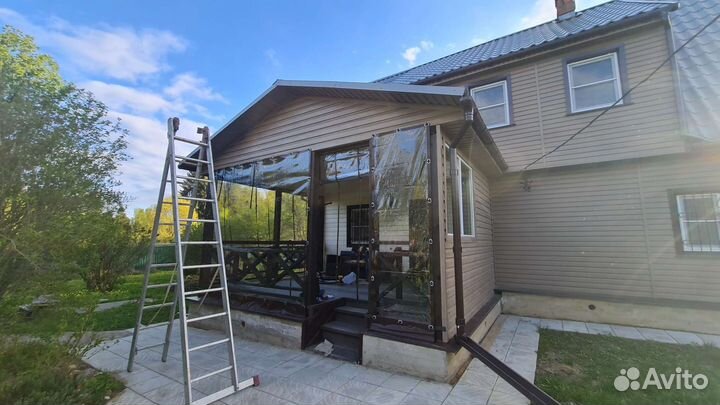 Мягкие окна для беседок террас и веранд