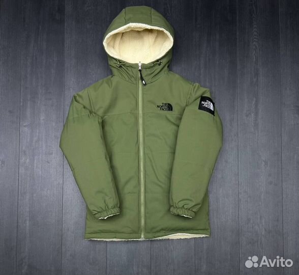 Двухсторонняя куртка TNF барашек