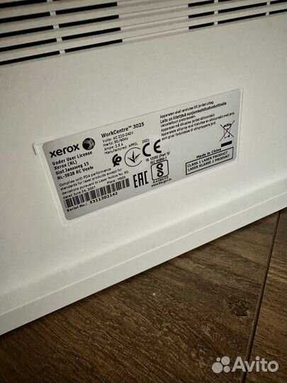 Мфу xerox 3025 уже прошитый