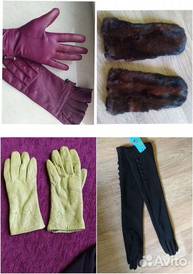 Перчатки, варежки натуральные