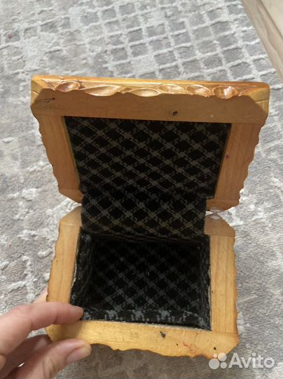 Шкатулка деревянная ручная работа