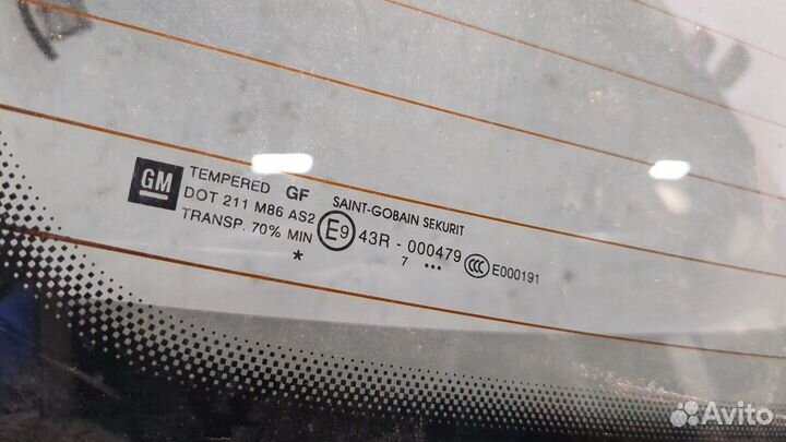 Крышка багажника Opel Corsa D, 2007