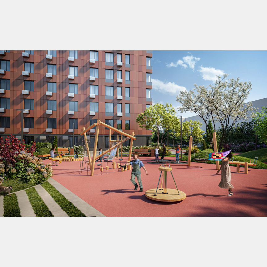 1-к. апартаменты, 41,7 м², 8/9 эт.