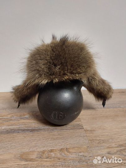 Шапка ушанка с натуральным мехом