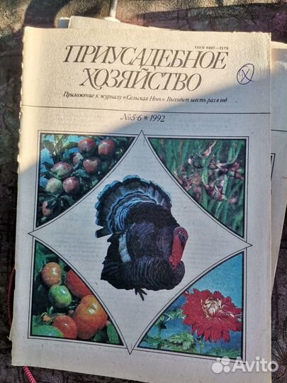 Журнал приусадебное хозяйство 1992-93
