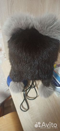 Шапка зимняя для девочки 52 54