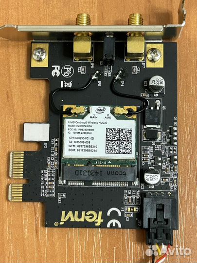 Wifi - Bluetooth адаптер pci-e