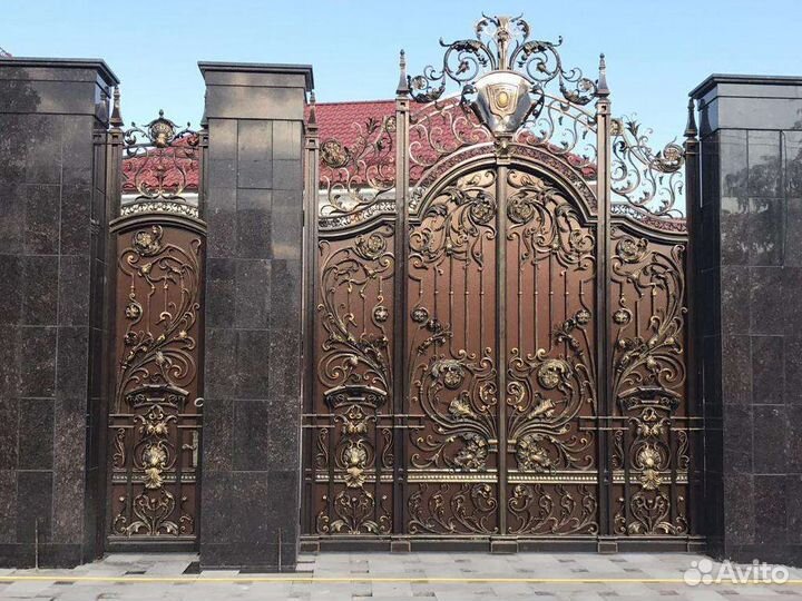 Ковка ворота перила навесы двери