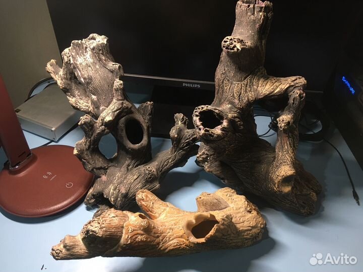 Декоративные коряги для аквариума