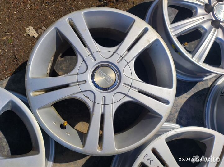 Литые диски r15 5x100 5x114.3 6J ET43 DIA73.1