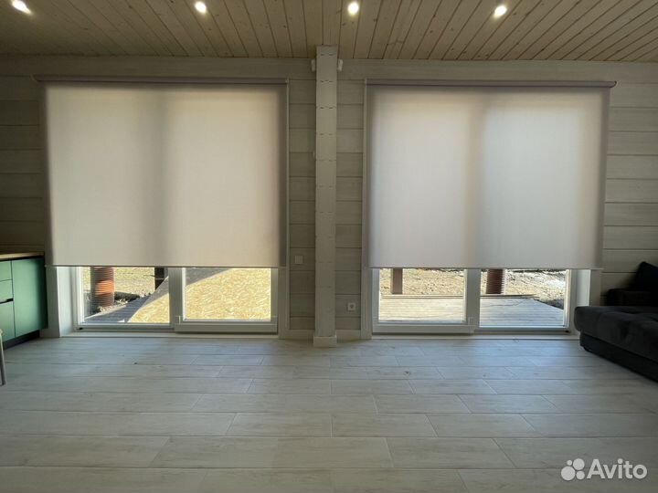 Закрытые рулонные шторы