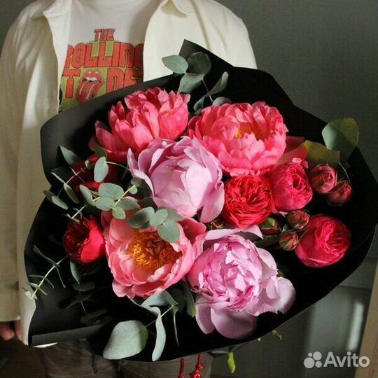 Цветы пионы доставка
