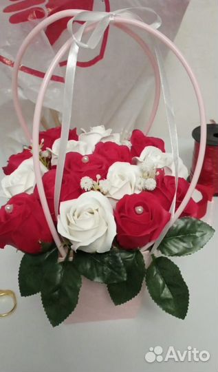 Букет из мыльных цветов