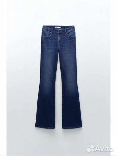 Джинсы zara клеш 36