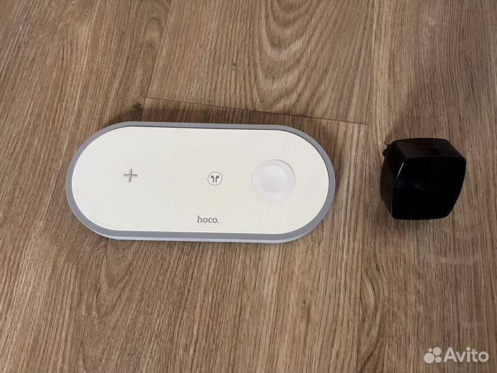 Беспроводное зарядное Hoco iPhone, AirPods, Watch