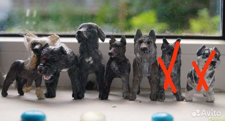 Фигурки самолепы собак мои