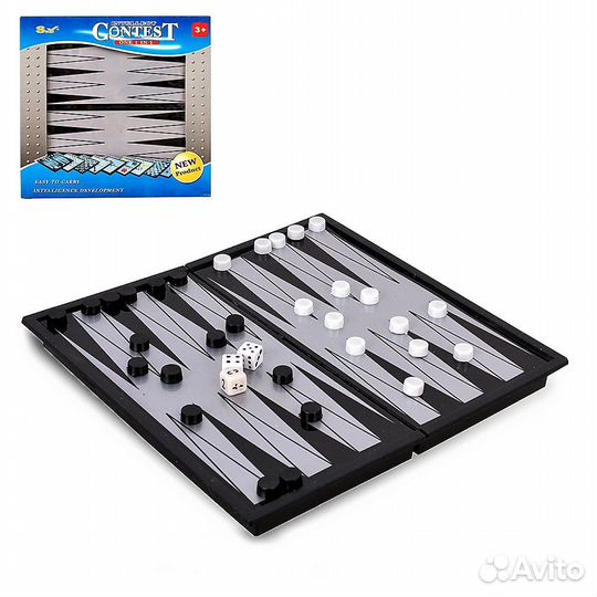 Шахматы Нарды Шашки 3 в 1 + Подарок Нарды мини 15*