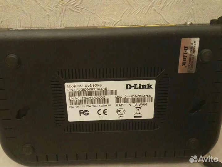 Интернет-шлюз D-link DVG-5004S