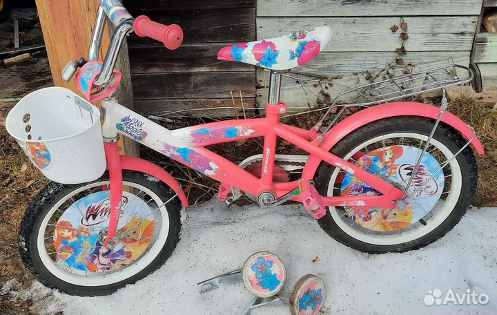 Велосипед для девочки 4-7лет