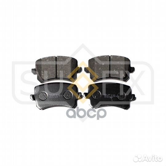 Дисковые тормозные колодки зад прав/лев SX1