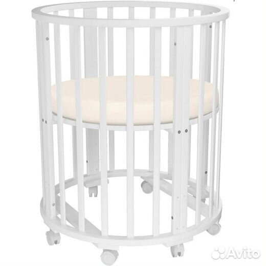 Кроватка для новорожденного 7в1 Mika line