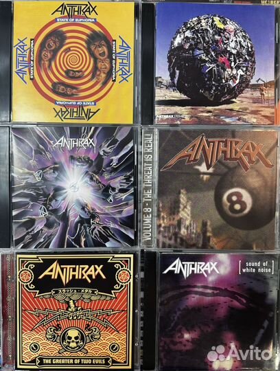 Музыкальные cd диски Anthrax