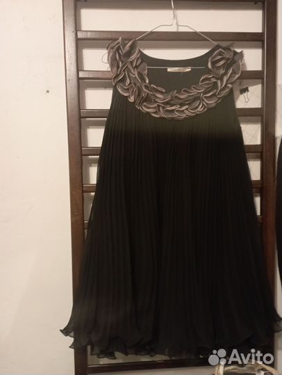 Платье плиссе zara