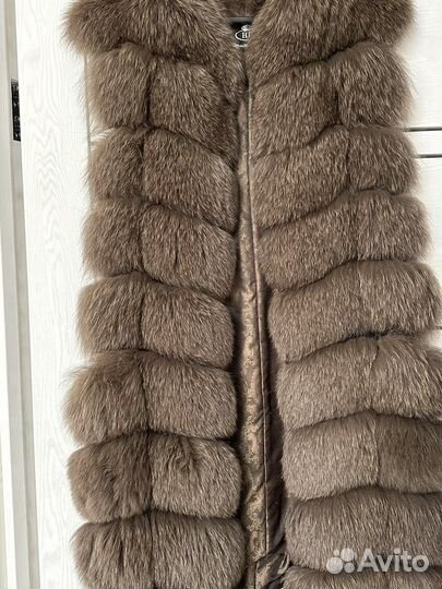 Шуба из песца