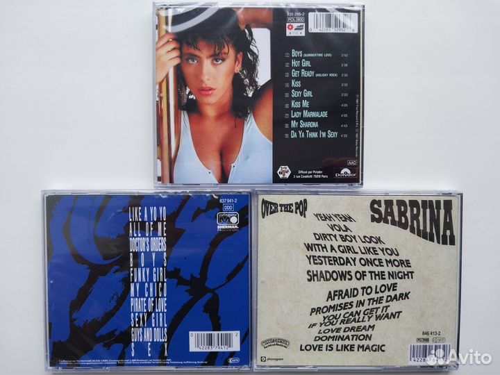 CD диски Sabrina, Samantha Fox