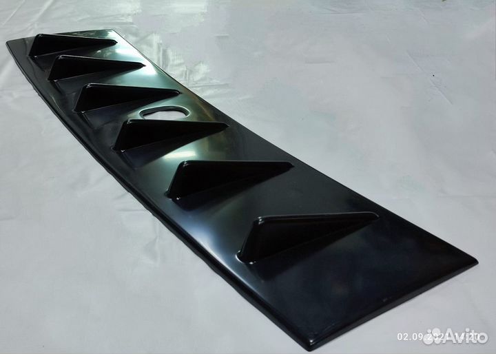 Козырёк на крышу Lancer 10 широкий EVO-Style