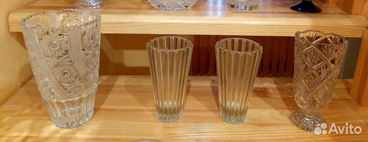 Хрусталь. Вазы, графины, салатники, конфетницы