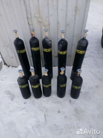 Баллон углекислотный co2 5л,10л,40л новый