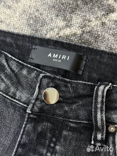 Джинсы Amiri slim fit drill