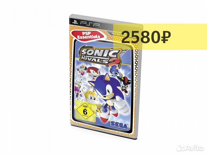 Sonic rivals 2 Essentials, б/у (PSP)