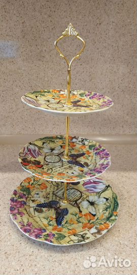 Ваза для фруктов (фруктовница 3 яруса)