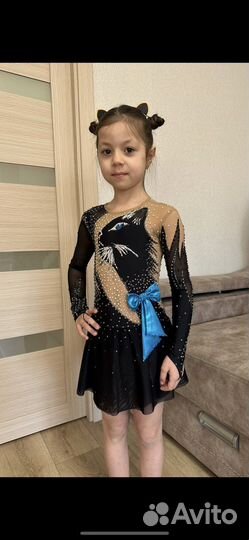 Платье для выступлений фигурное катание 128