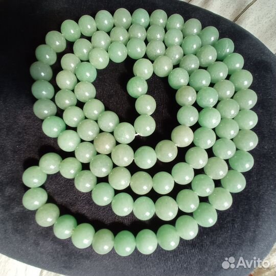 Бусы из натуральных камней ссср-нефрит