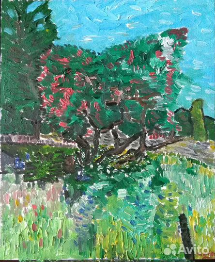 Картина в светлых тонах (современное искусство)