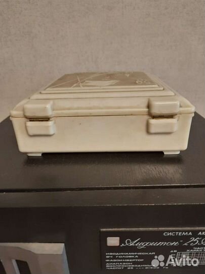 Шкатулка колкий пластик 50 лет Октябрю СССР