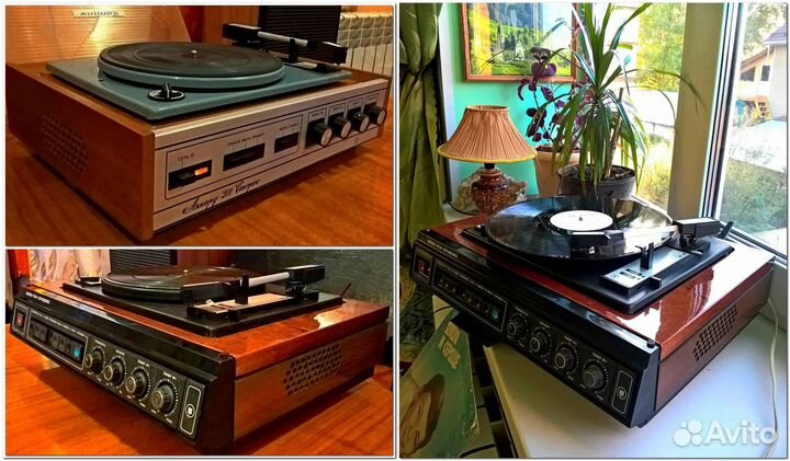 Ремонт реставрация радиол проигрывателей СССР