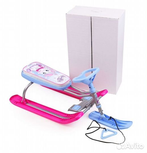 Снегокат Единорог Детский новый